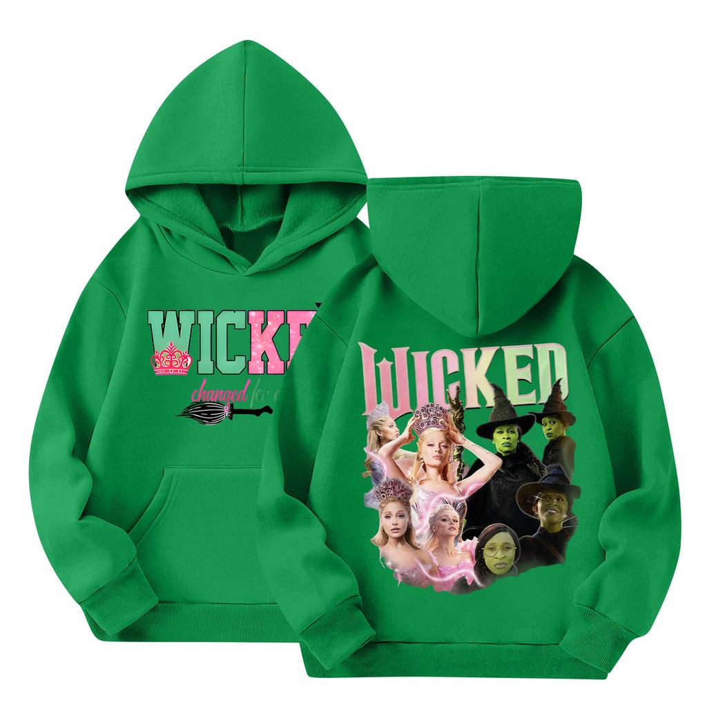 Dětská mikina s kapucí Trendy s dlouhým rukávem Čarodějnická mikina