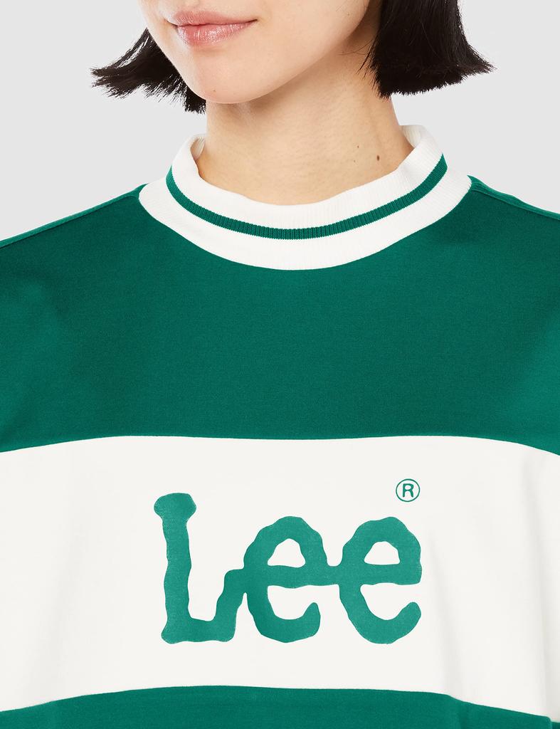 Lee MOCK NECK SHIRTS Size S Women's T-Shirt, GREEN,