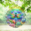 Metall Windspiel Lebhaftes Libellen Design Bunte Gartendekoration Kein Strom Benötigt Perfektes Geschenk für Muttertag Geburtstage Einweihung