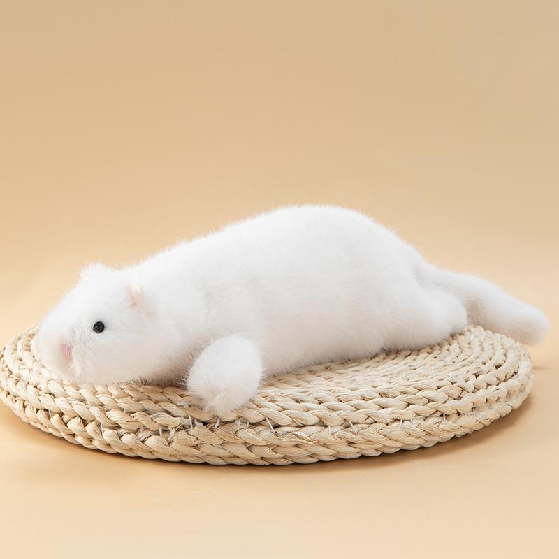 

50 см милый симуляция животного хорек ребенок плюшевая набивная игрушка для снятия стресса мягкий детский подарок на день рождения Каваи украшение комнаты 50cm