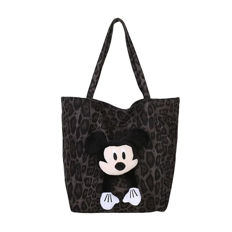 OGAR Сумка-тоут через плечо повседневная с леопардовым принтом Medium