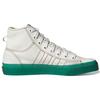 adidas Originals Nizza Hi Rf Canvas Casual Slip Resistant Durable High Top Skate Shoes Unisex Sneakers White Green GX2707
