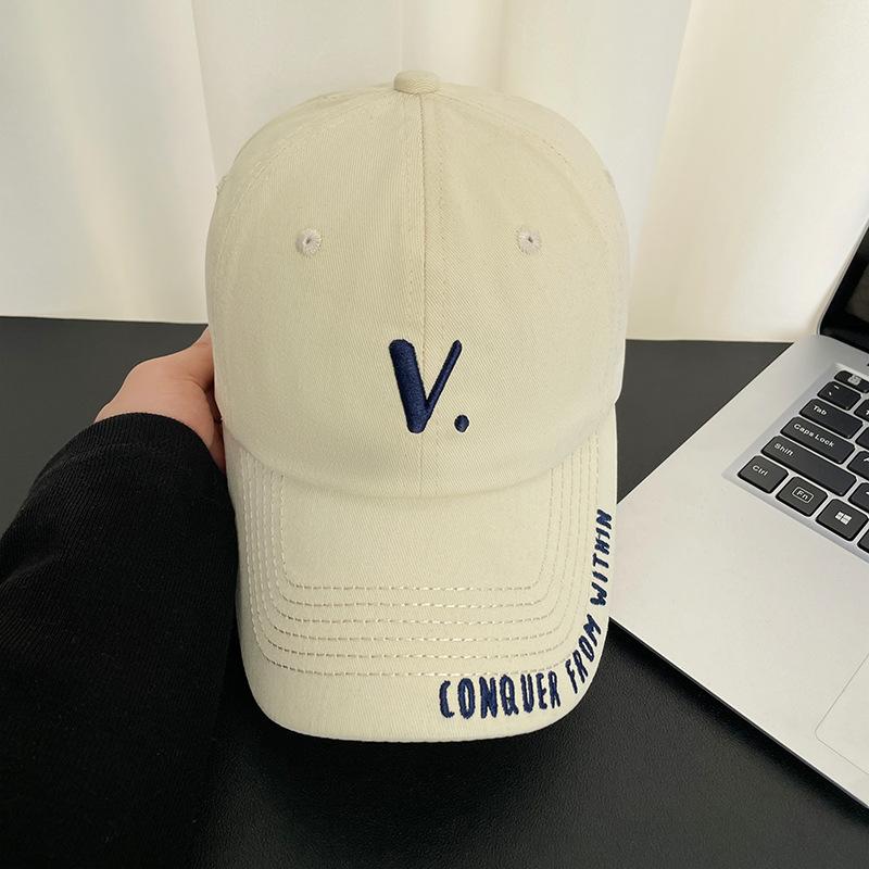 

Big Head Baseball Cap Children s Summer Embroidery Letters Face Small Sun Cap Street Trend Student Peaked Cap