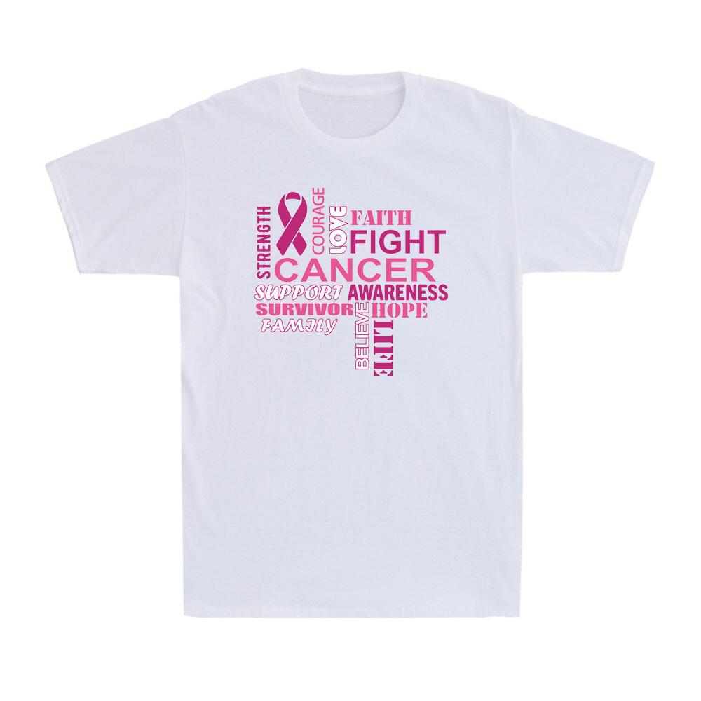 Fight Breast Cancer awareness PINK Ribbon Survivor Support T-shirt XXXXL