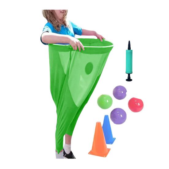 Granny Pants Yard Game Sets Giant Outdoor Games with 4 Bouncy Balls