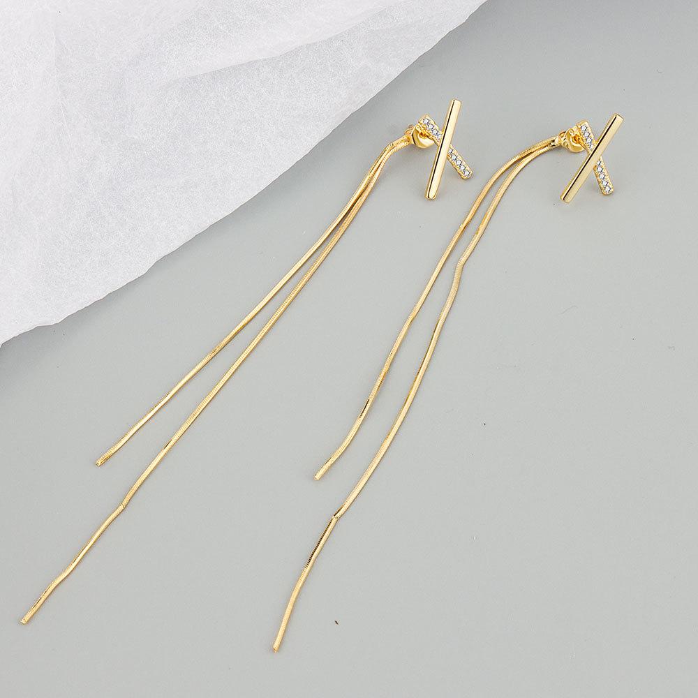 

Серьги-капли Lindon из медного сплава с цирконом, серьги-капли для женщин, подарки на свадьбу золотой