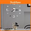 Elegant 3d Diy Coffee Cup Acrylic Mirror Wall Sticker Clock For Home Decor Mural Decals