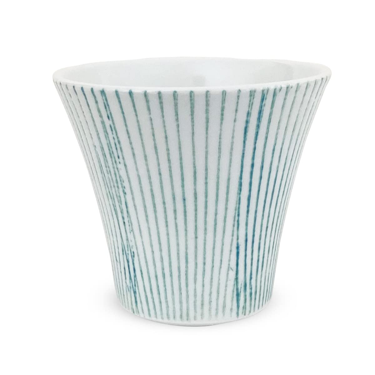 

Kunzangama 130cc in Hasami Yunomi Tea Light Blue J-kitchens Teacup, (Made Japan, Ware, Bowl), Striped,