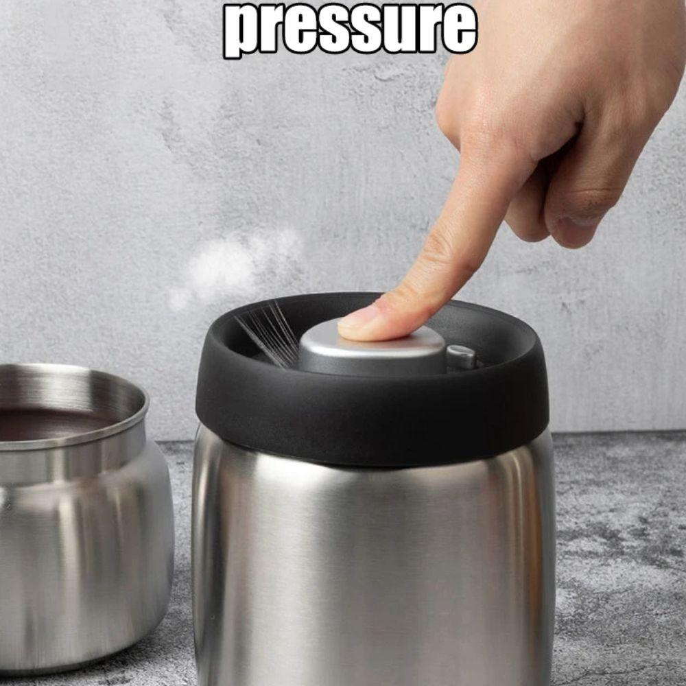 Carafe isotherme en acier inoxydable 304 pour grains de café, thé et céréales.