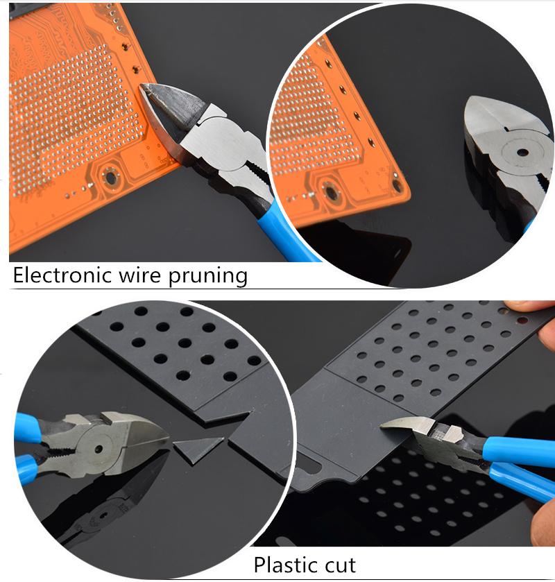 Side Cutters Cutting Pliers 5in/6in /7in Diagonal Pliers Electrician Cable Cutter Hand Tools