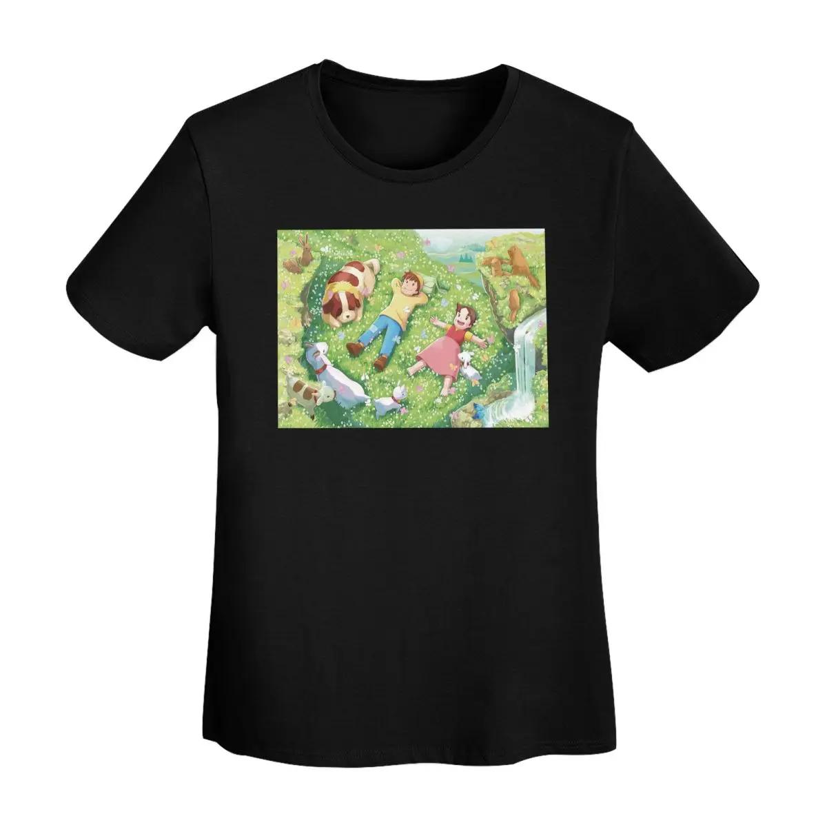 

Heidi TShirt Women Short Sleeve T Shirts ONeck Clothing Cotton Summer Tees Streetwear 4XL