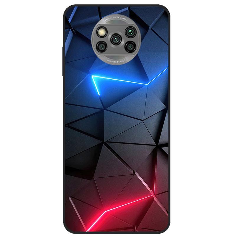 For Xiaomi Poco X3 Pro Case Silicone Soft Cat Phone Cover for Poco X3 NFC Case TPU Black Funda for Poco X 3 NFC PocoX3 Pro