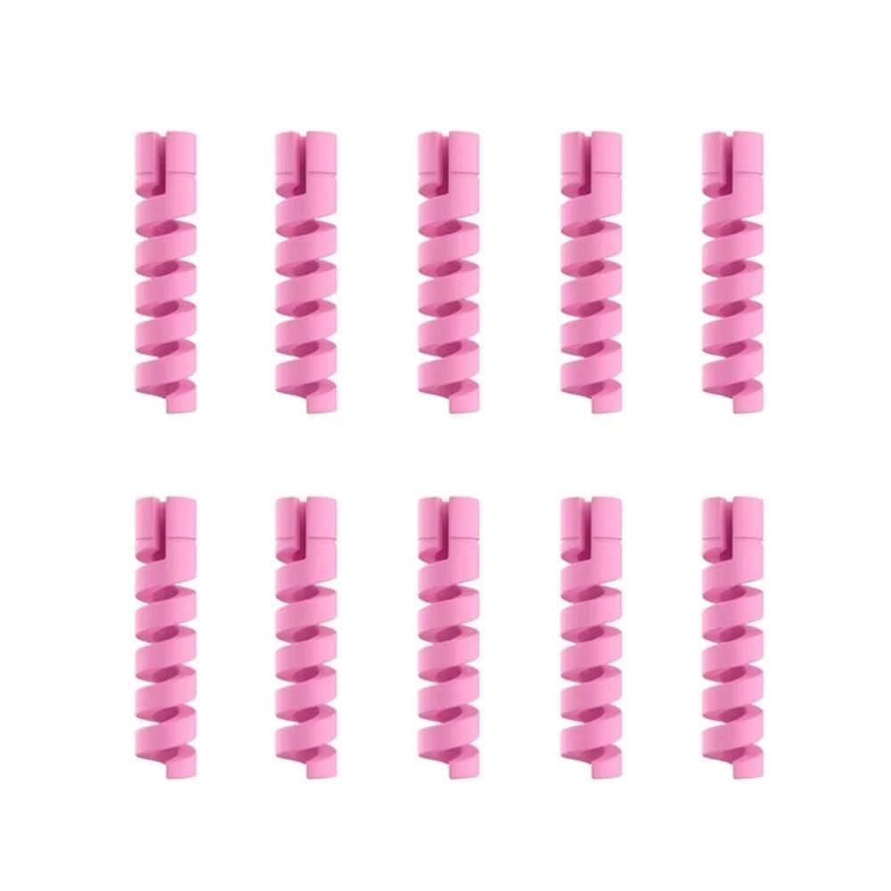 TPR Spiral Cable Winder Anti Break USB Cable Protector Charge Cable Sleeve For Earphone Wire