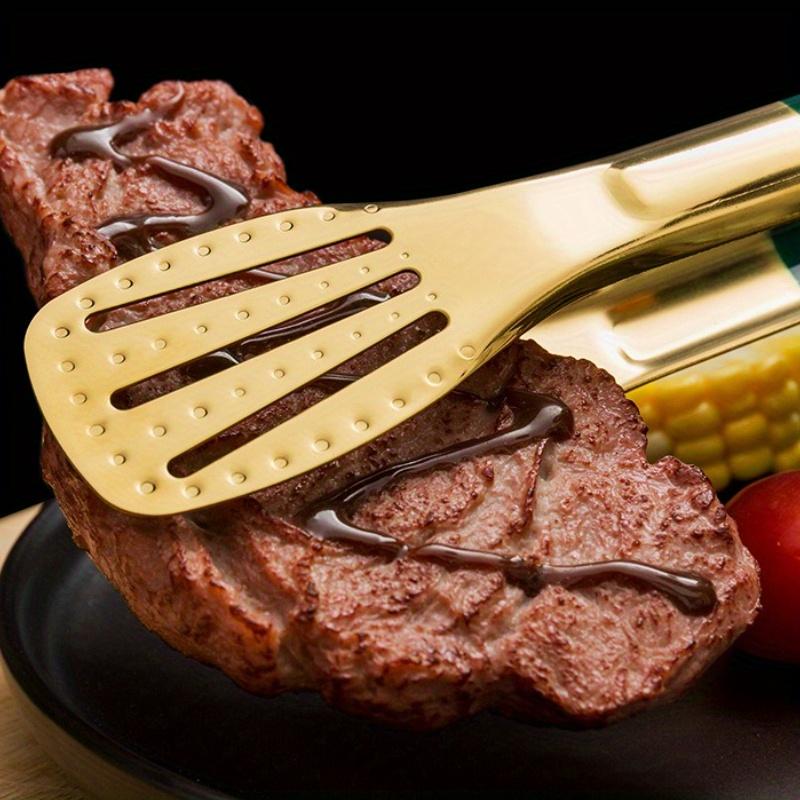 1 Stück Kleine Verdickte 304 Edelstahl Lebensmittelklammern für Küche Outdoor Grillen Steak Backzubehör Brotklemmen