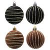 1 Box Flocking Ball Christmas Tree Decorations Multi Color Holiday Ornaments For Festival Home Party Decoration