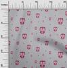 oneOone Cotton Flex Fabric Dot & Cartoon Owl Bird Print Fabric by The Yard 40 Inch