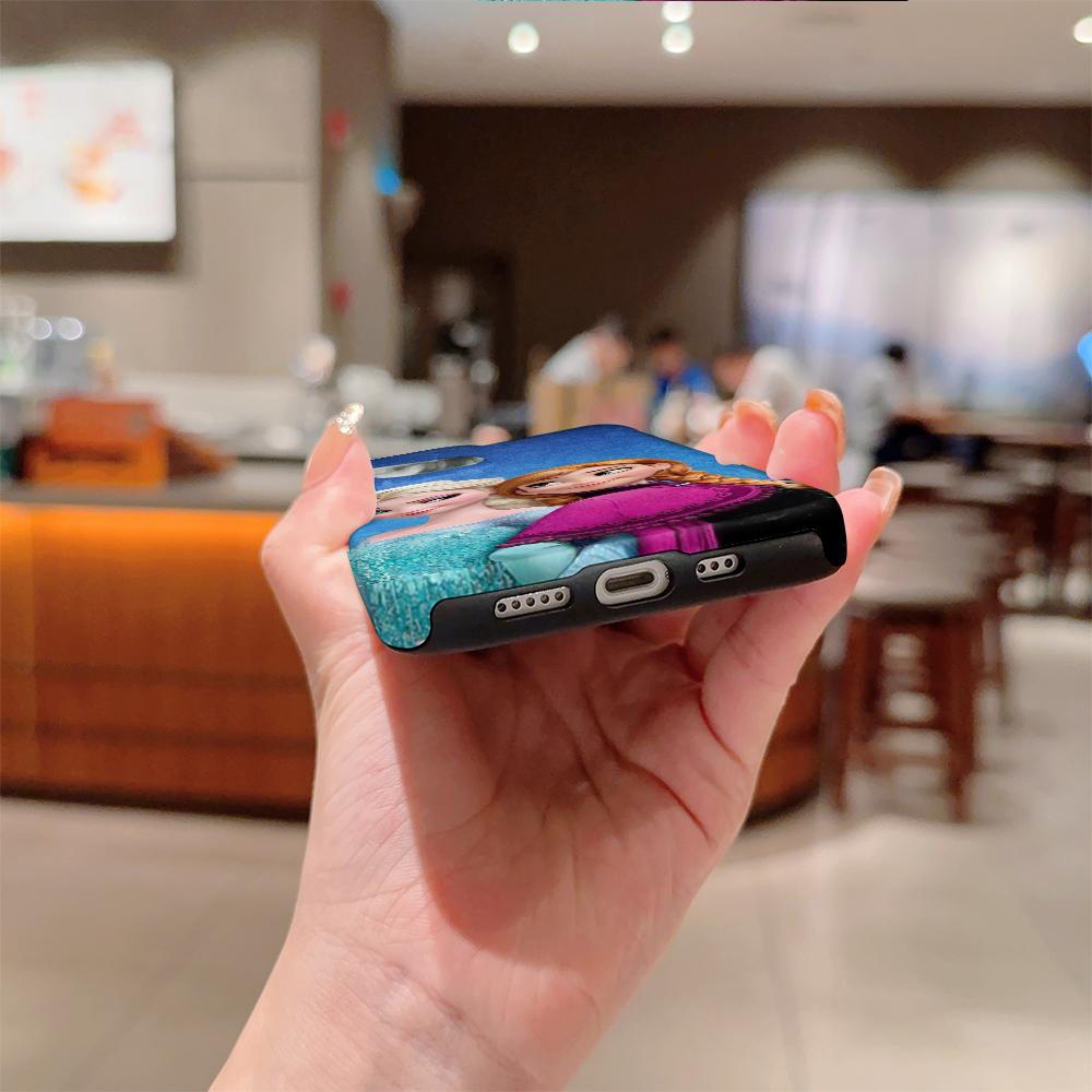 Frozen Elsa Double Layer Phone Case, Compatible with iPhone X/SE/7/8/11/12/13/14/15/16/17 Pro Max Plus