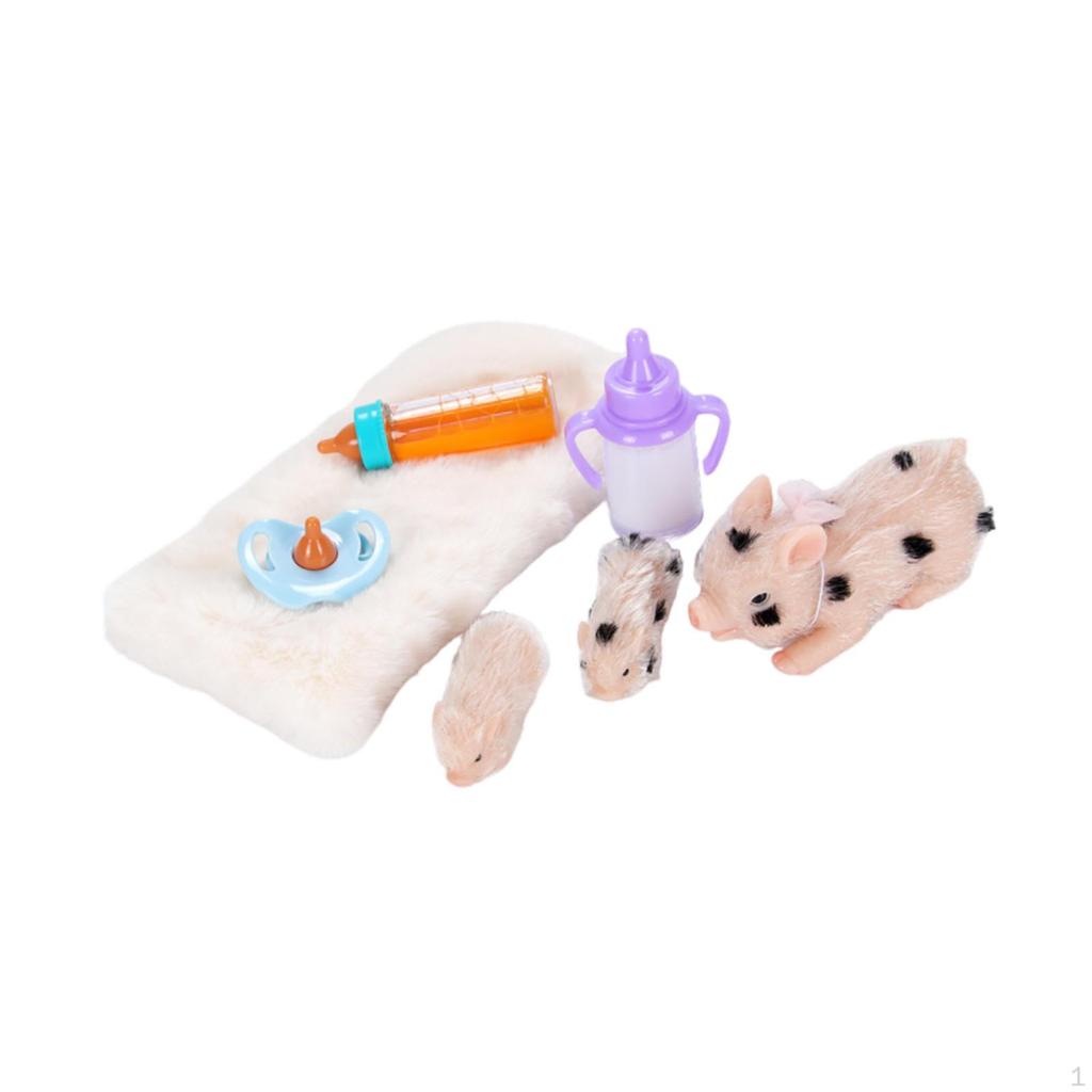 -Pig Set, Prasátko Hračka Miniaturní Mini prasátko pro chlapce a dívky
