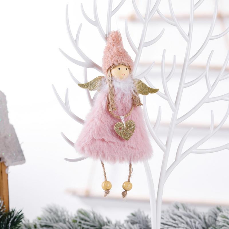 1~10PCS New Year Christmas Elf Doll  Kids Gift Xmas Tree Decor Plush Angel Pendant Christmas Decor 2024 Navidad Home Decor