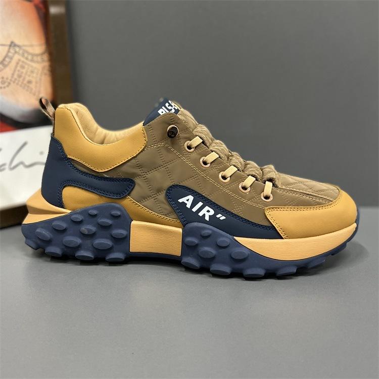Sneakers men's 2025 new men's casual shoes Forrest Gump shoes running sneakers platform comfortable dad trendy shoes