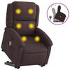 VidaXL Fauteuil Inclinable de Massage, Chaise de Relaxation avec Dossier et Repose-pied Réglables, Siège de Salon, Moderne, 3204181