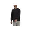 Adidas Solid Color Logo Print Crew Neck Sweatshirt Men Tops Black H45395