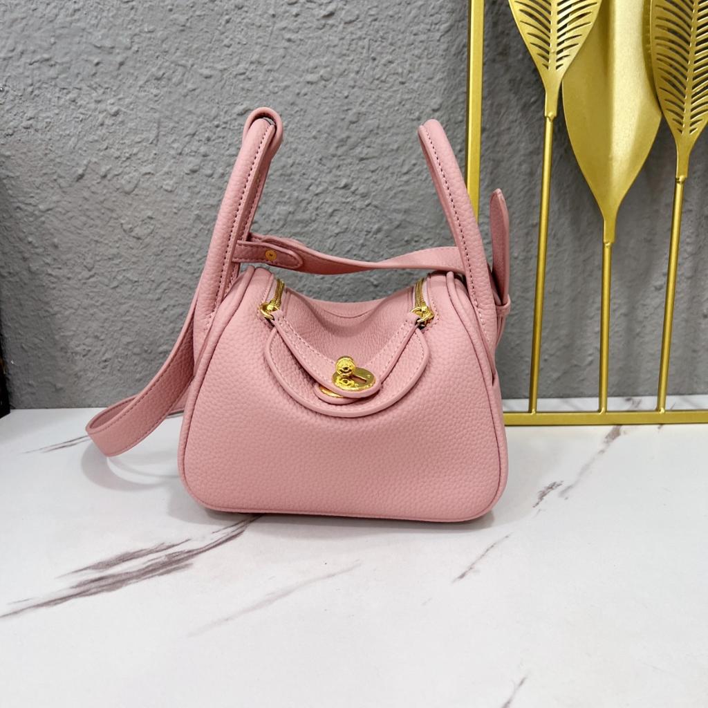 Leather Light Luxury First Layer Cowhide Portable Simple Bag High Fashion Messenger Doctor Mini Shoulder Bag