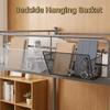 Space Saving Sundries Storage Basket Heavy-Duty Metal Organizer Bedside Organizer  Dormitory Use