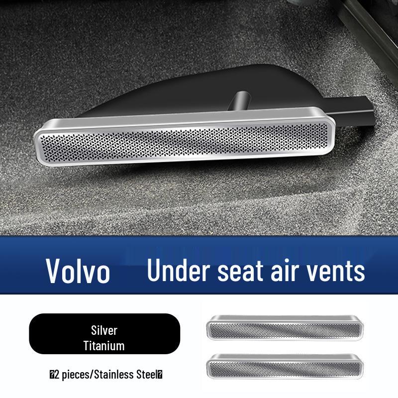 Stainless Steel Protective Cover for Volvo XC60/S60/V60 Console Air Vent