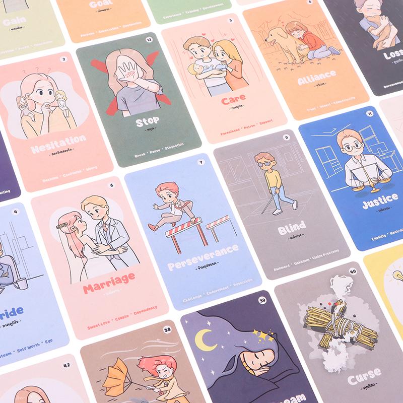 Pantha Oracle Card Tarot Prophecy Fate Divination Deck Family Party Board Game