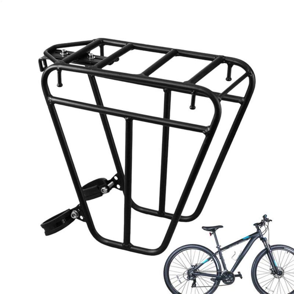 Steel Mountain Bike Cargo Rack Stability Cycling Luggage Carrier High Quality Front Pannier Rack