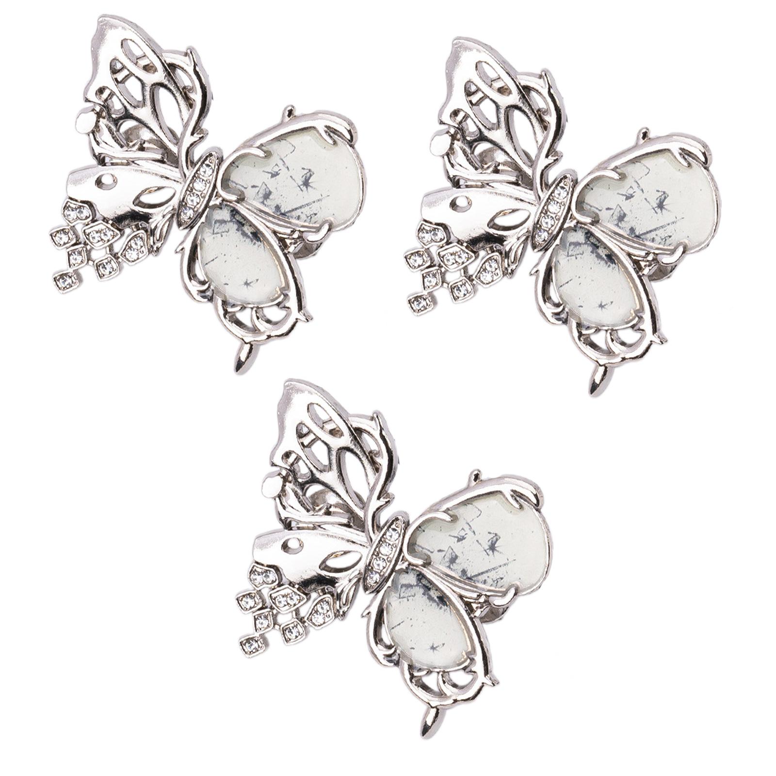 

Waist Adjusters with Butterfly Design Waist Adjusting Tool Nonsewing Waist Fasteners For Women Loose Pants Jeans 3PCS