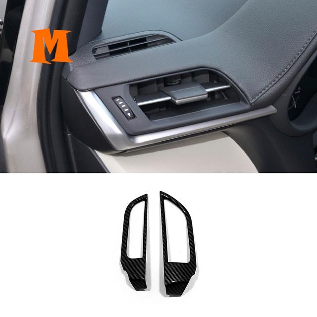 Fibra di carbonio per Toyota Sienna 2022 Accessori interni Auto Scatola del cambio Bracciolo Pannello Telaio Adesivo Decorativo Copertura