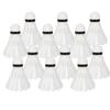 12pcs Badminton Balls Feather Badminton Shuttlecocks Indoor Outdoor Sports Accessory