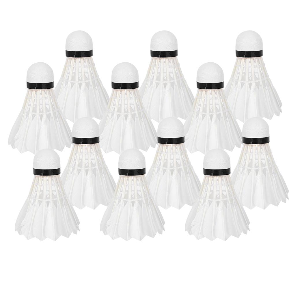 12pcs Badminton Balls Feather Badminton Shuttlecocks Indoor Outdoor Sports Accessory