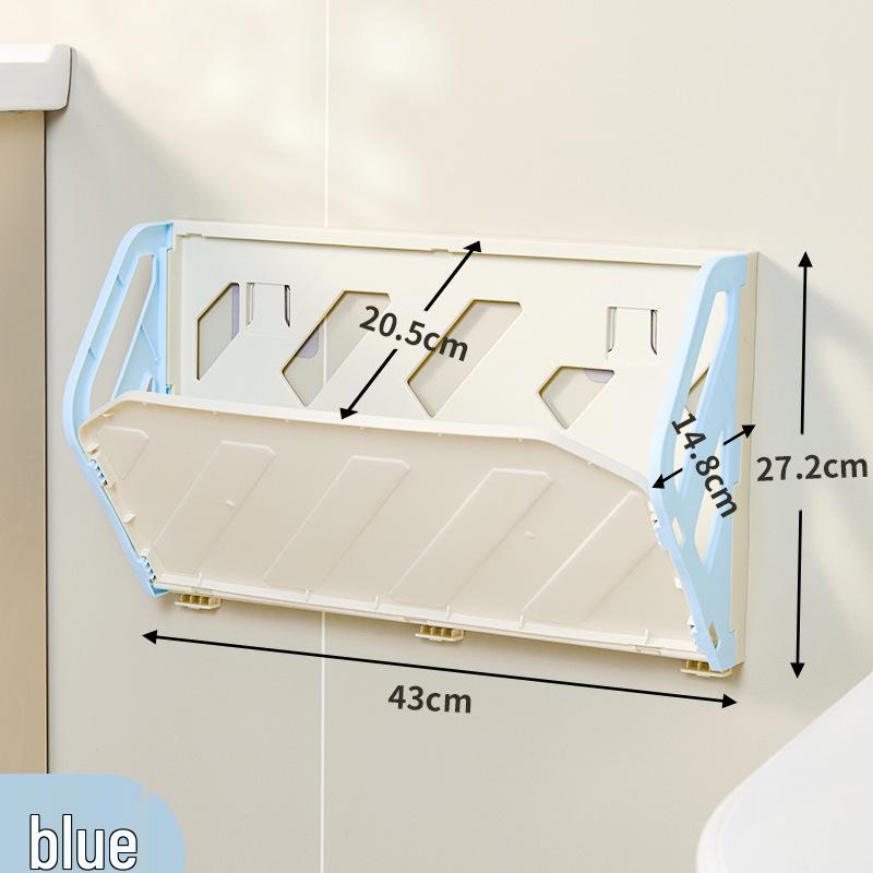 Wall-Mounted Foldable Shoe Rack & Storage Organizer for Living Room