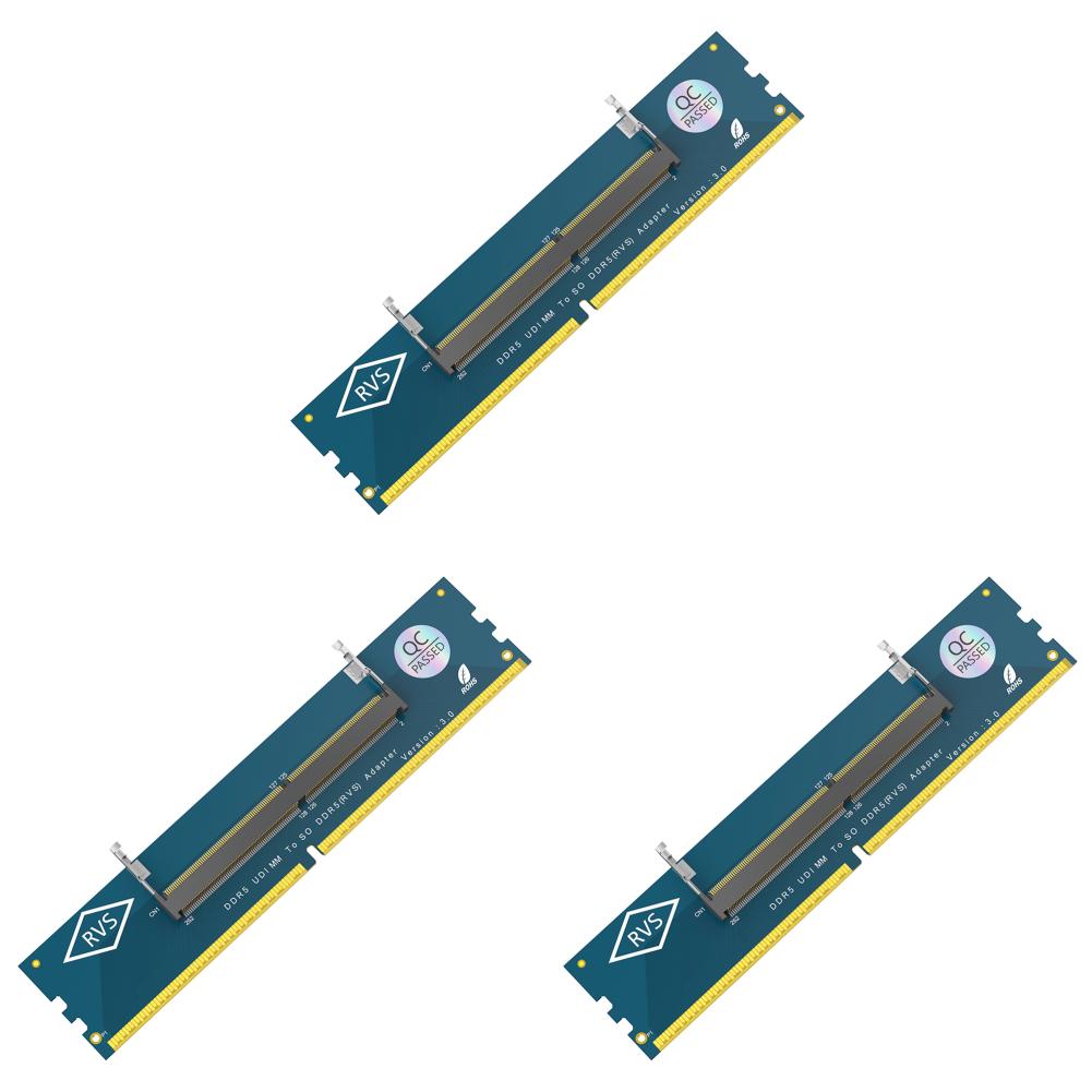 Memory Tester Converter SO DDR5 to DDR5 U-DIMM Laptop DDR5 Memory SO-DIMM to PC Desktop DIMM Riser Card Expansion Adapter for PC