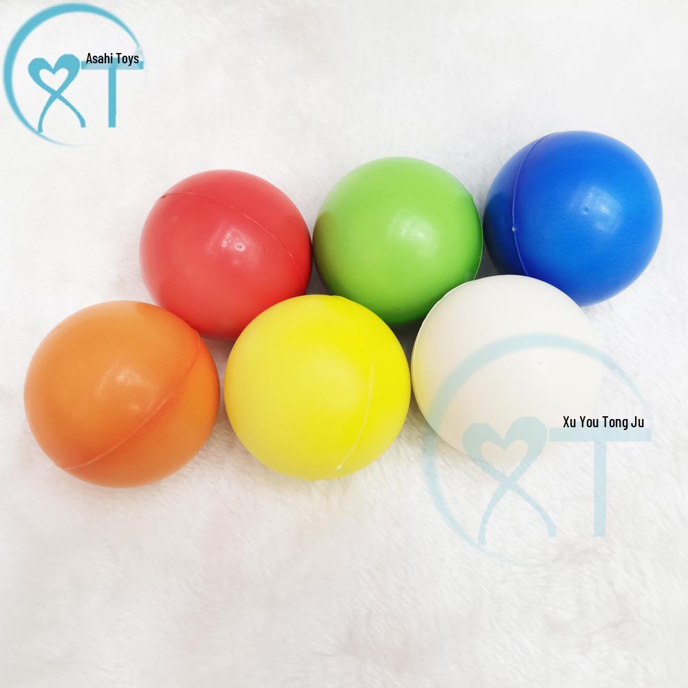 63mm Custom Logo PU Foam Stress Ball for Decompression