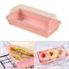 50pcs Kraft Treat Boxes for Pastries Sandwiches and Portable Delicacie