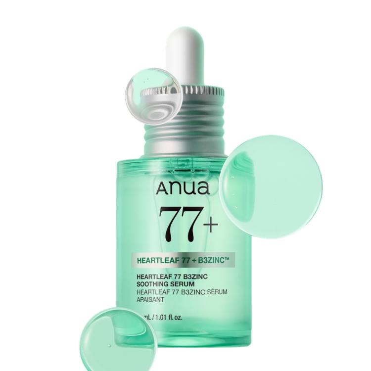 

[ANUA] Houttuynia Cordata 77 B3 Zinc Trouble Serum Double Pack, Soothing & Blemish Care, 30 ml × 2