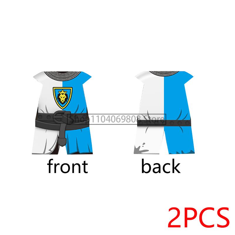Medieval Castle Soldier Military Accessory Building Blocks Dragon Black Eagle Knight Figures Shield Spear Armor Army Bricks Toy