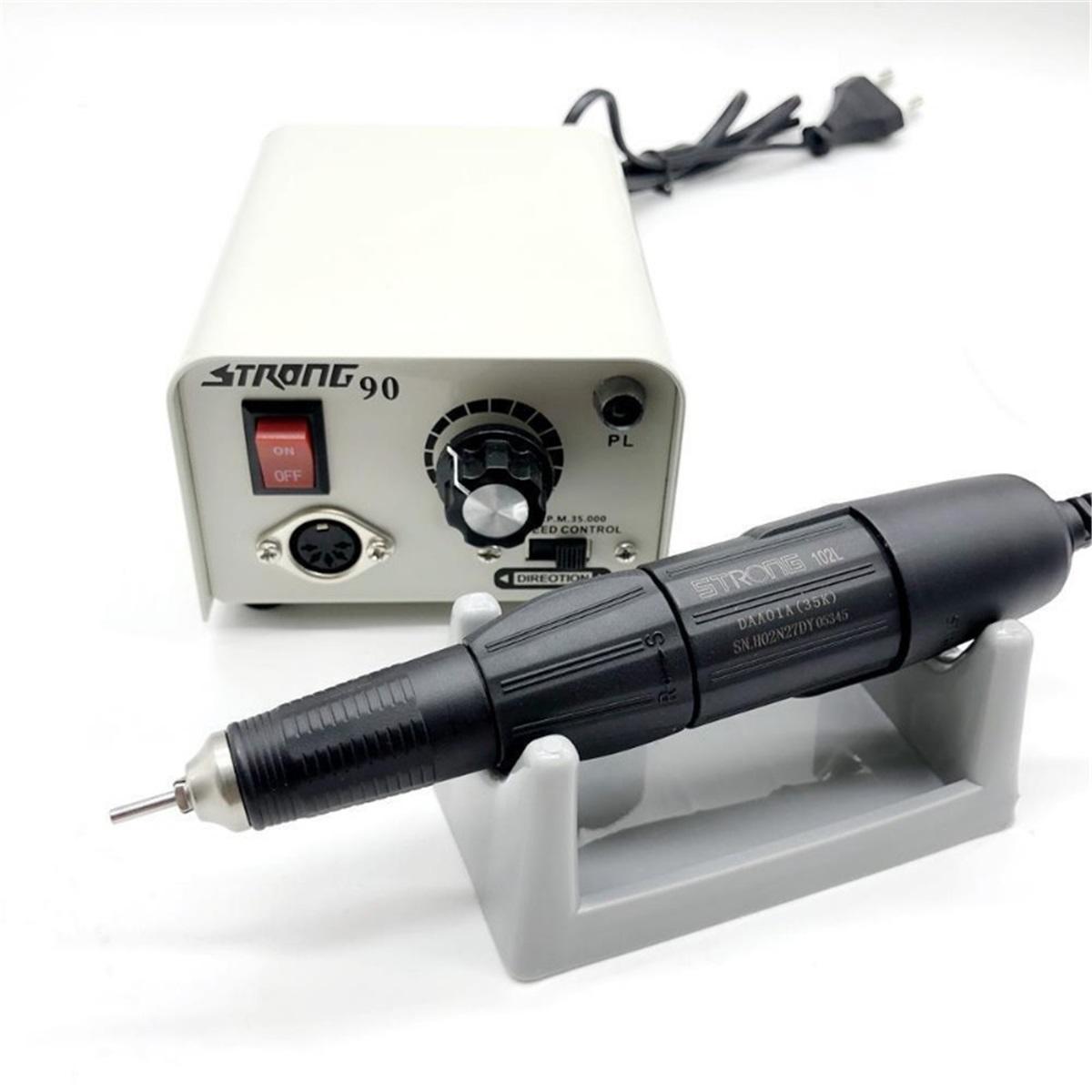 

Miniature Motor Handheld Powerful 90 Type Engraving Drill Cutting Tool Kit - Professional Set - Engraving Care Machine - Stone Carving Equipment Carving type 2.35mm