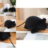 Adorable Plush Mouse Stuffed Animal Toy Soft Pp Cotton Cuddly Pillow For Kids