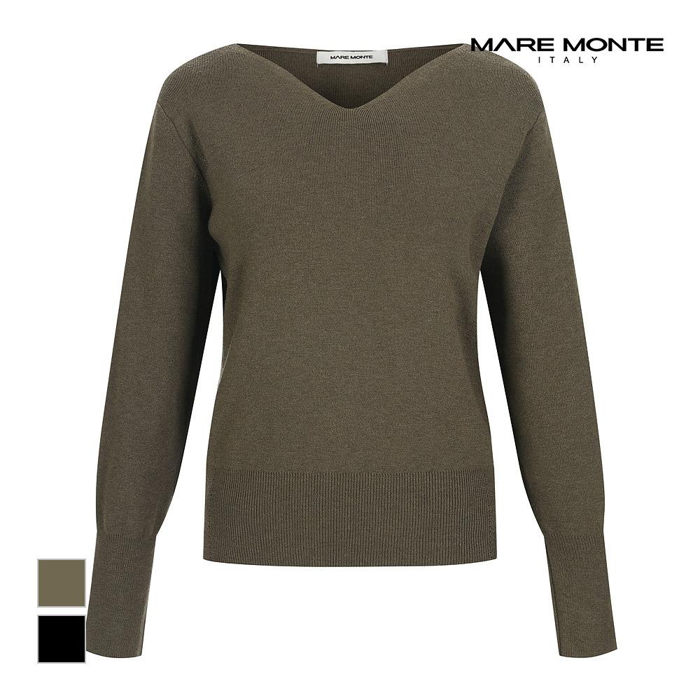 MAREMONTE V-Neck Design Knit_M22Omkt62P0