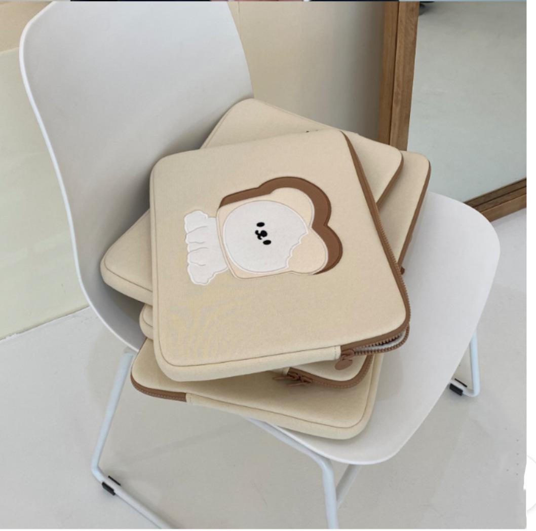 

TS JYL laptop bag,Korean ROMANE Toast iPad 11 Sleeve 13.3 Inch Laptop Bag 11 inches теплый белый