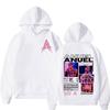 Rapper Anuel AA Real Hasta La Muerte Album Tour Hoodie Streetwear Men Women Vintage Hip Hop Pop Music Hoodies Casual Sweatshirts