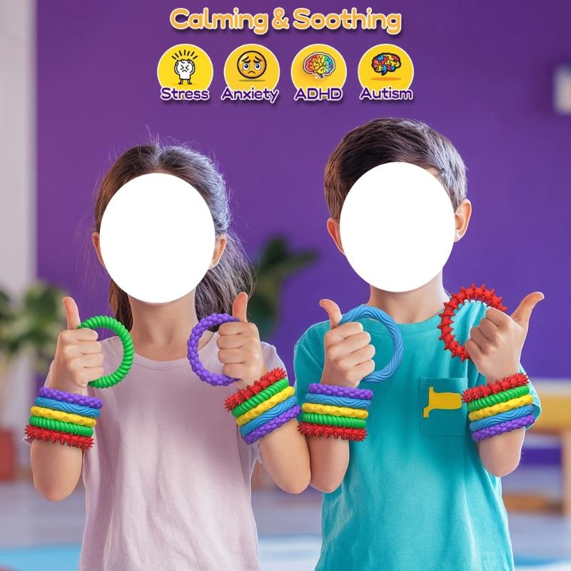 Flexible Fiddle Toy Wristband Permanent Elastomer Plan Transportable Hand Counseling For Concentration Rest Training