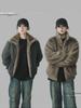 Reversible Golden Eagle Thick Stand-Collar Cotton Jacket - Trendy, Warm, Unisex Winter Coat