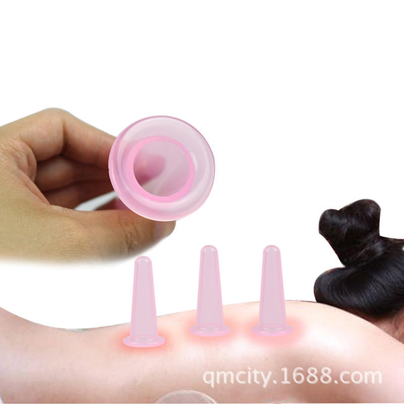 37x80mm Silicone Massage Vacuum Body Facial Cup Anti Cellulite Body Facial Cup Anti Cupping Cup