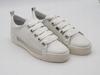Bronx Women's White Lace-up Sneakers 38 3L4G8*
